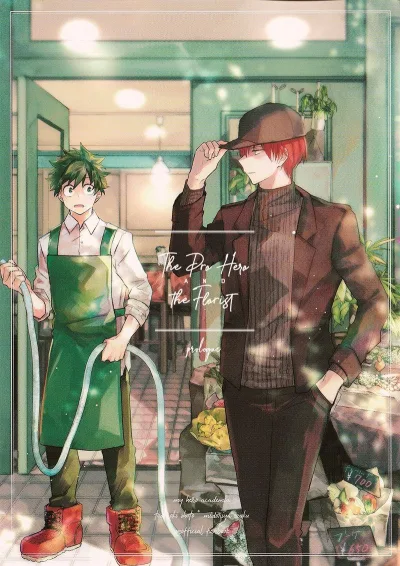 The Pro Hero and The florist kapak